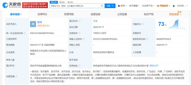 阿里云飛天落戶古都西安，千萬級注冊資本拓展系統(tǒng)集成新藍圖